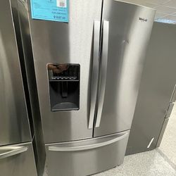 New Open Box-Whirlpool-Bottom-Freezer-Refrigerator Fridge- In Stock-Dryer & More