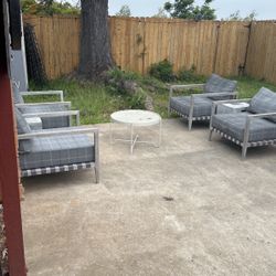 Patio Chair And Table Set