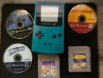 Gameboy Color w games and GameCube games