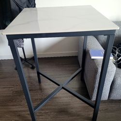 Gervin 41.4" Sintered Stone Bistro Height Dining Table