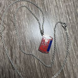 Sterling Silver Necklace With Pendant 