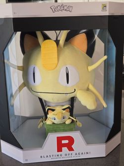 Meowth Balloon Plush Jazwares San Diego Comic Con Exclusive