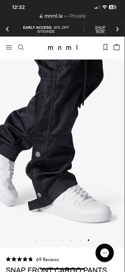 MNML Snap Zipper Cargo Pants (nylon)