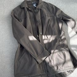 Free Press Women Utility Jacket Sz M