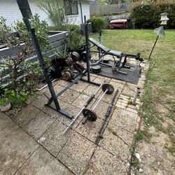 Work Out Weights Still In Great Condition 