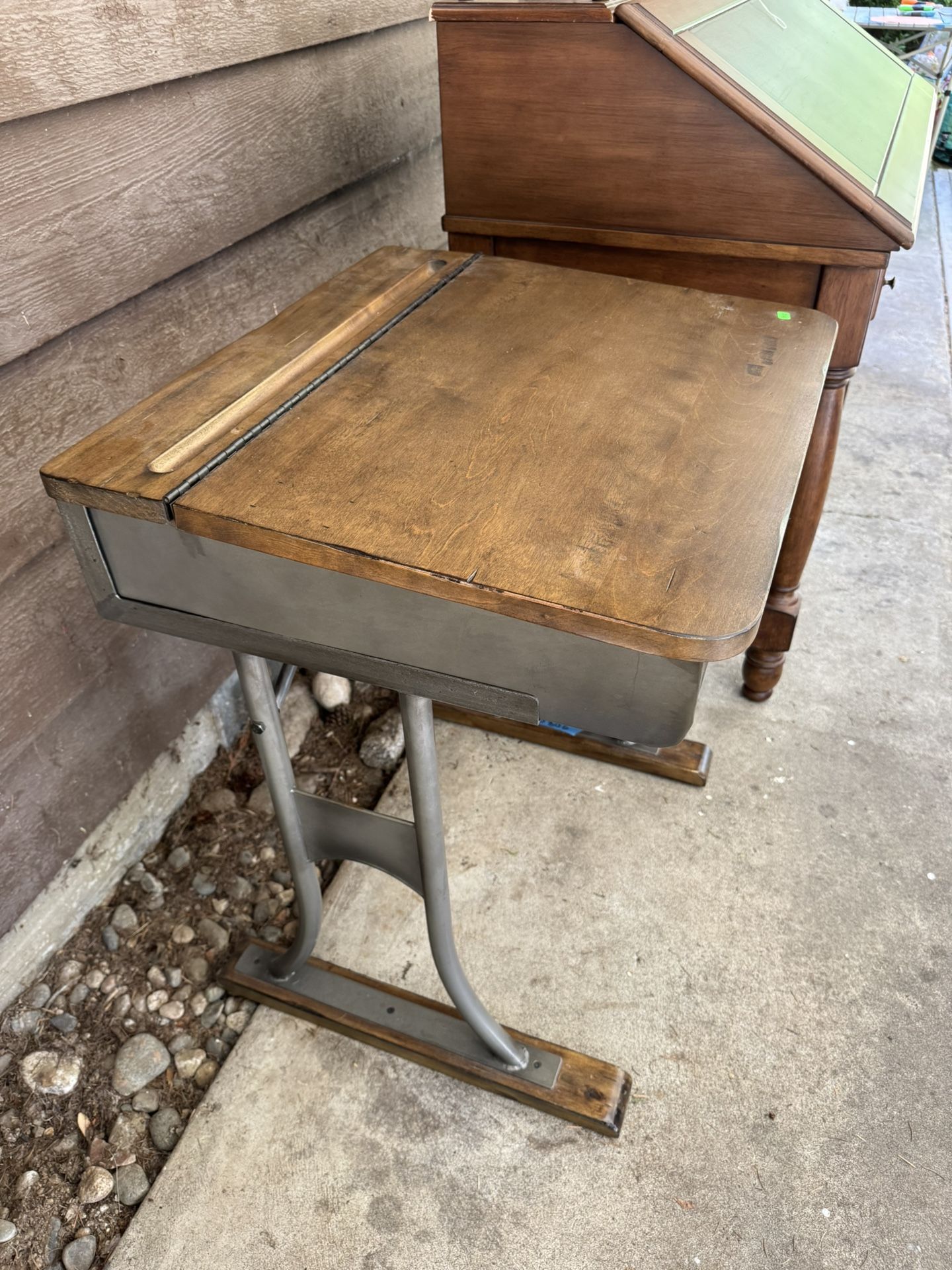Antique School Desk