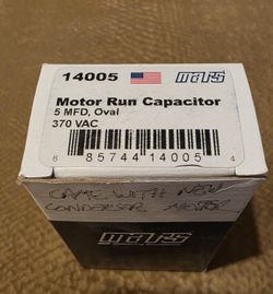 HVAC Mars Motor Run Capacitor NEW! 14005