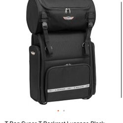 T-Bag Super-T Backrest Luggage Black- Universal 