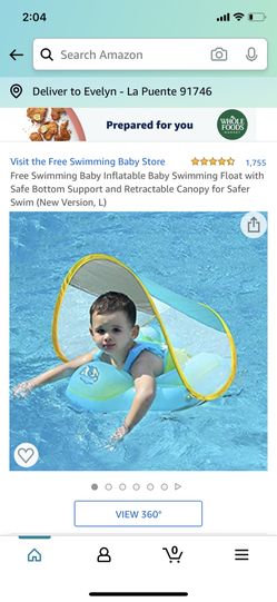 Baby swimming float