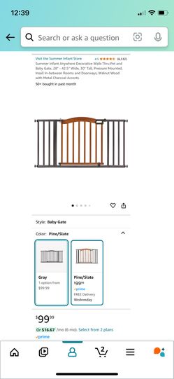 Summer adjustable Width Gate