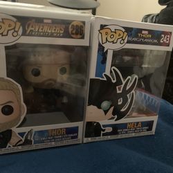 Thor and Hela Funko Pop
