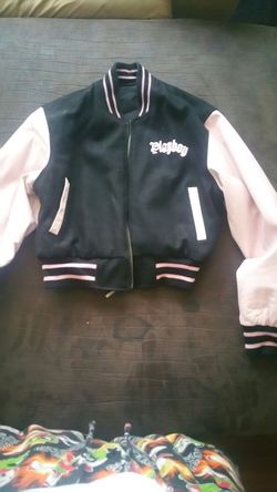 Women's Playboy varsity jacket coat size small