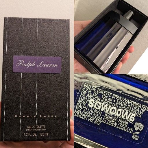 Label EDT 4.2oz Fragrance MSRP $130 Rare Cologne