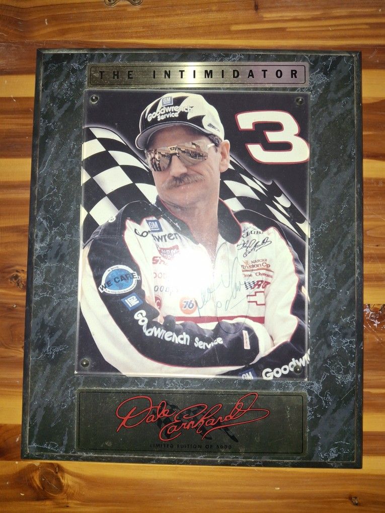 Signed Dale Earnhardt  Print