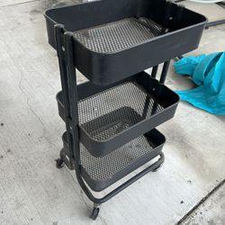 3-tier rolling utility cart Storage Cart