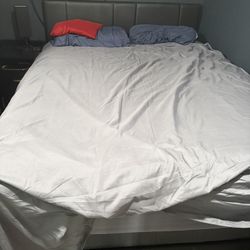 Leather Queen Bed Set