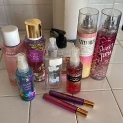 Bundle Of Body sprays And Perfumes