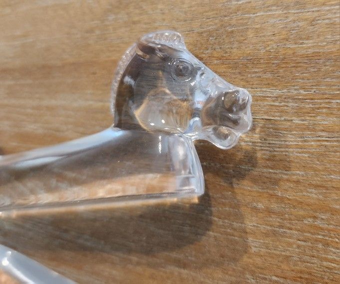 HORSE Vintage Knife Rest French Crystal