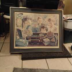 vintage French advertising poster 