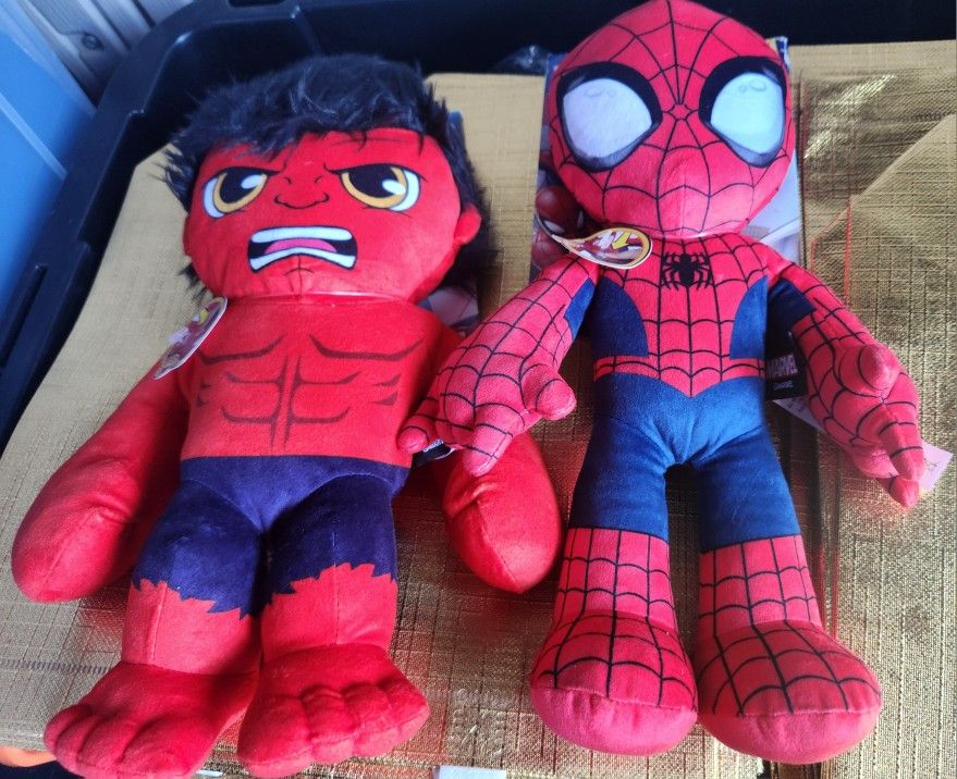 Red Hulk And Spiderman 