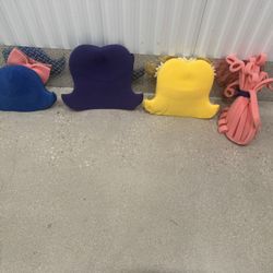 FOAM COSTUME HEAD PIECES AS HATS ETC.