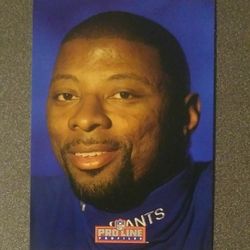 1992 Pro Line Carl Banks New York N.Y. Giants #27 Football Card Vintage Collectible Sports NFL Portrait