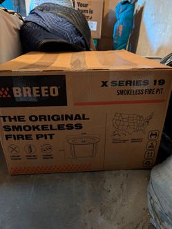 Never used Breeo X19 fire pit/accessories-still in original packaging