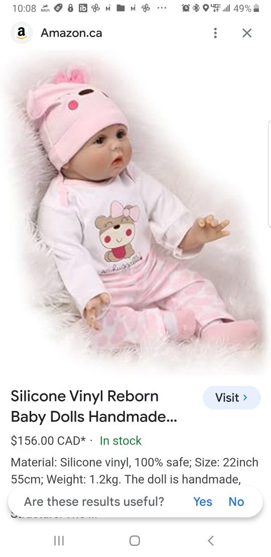 Kaydora Cheap Realistic Baby Doll Sandra 20