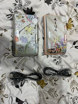 Lot of 2 cute Pokemon Nintendo Ds - comes with chargers