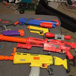 5 Pack Nerf Guns
