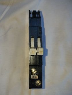 Zinsco/Sylvania 2 pole 40 amp breaker