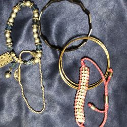 Lot Of 5 Different Bracelets 