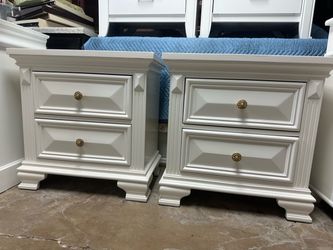 2  white Naitstand