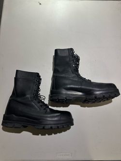 Bates DuraShock Size 12M Steel Toe Boots Uppers Oil Resistant