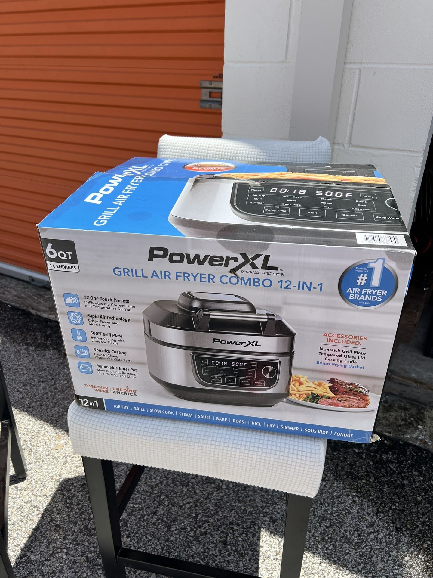Power XL Grill Air Fryer Combo 12 in - Main Image