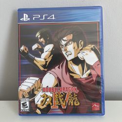Limited Run Double Dragon IV PS4 (BRAND NEW SEALED)