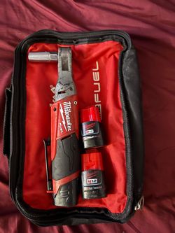 Milwaukee M12 FUEL Right Angle Die Grinder with Batteries