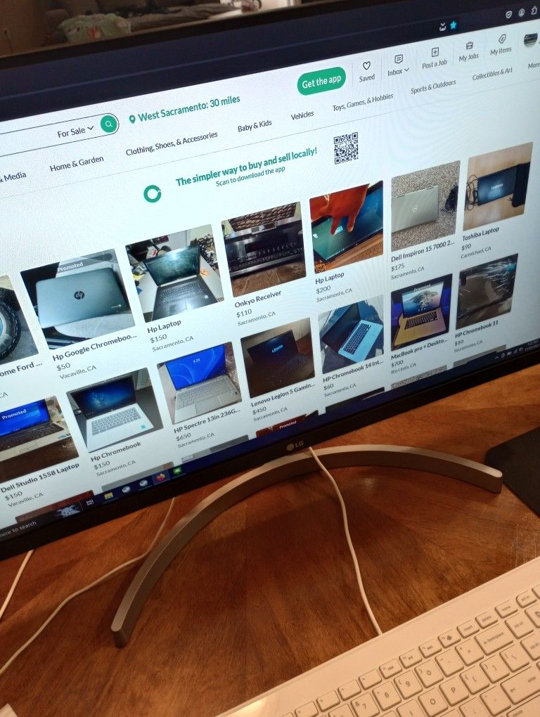 LG 27" 1080p 75Hz Monitor