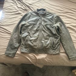Lucky Brand Leather Bonneville Jacket