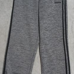 Youth Size Large 14/16 Adidas Pants Active Sports Gray Black