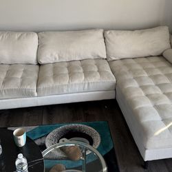 Modern L-Shaped Sectional Couch – Moving sale
