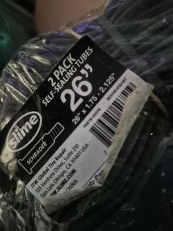 26 inch bike tubes