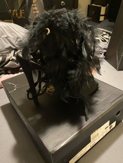 Arabella feather heels