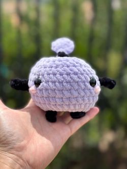 Crochet Purple Junimo from Stardew Valley plushie