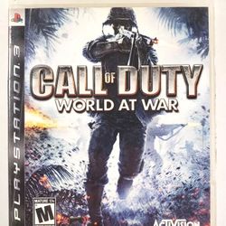 Call of Duty: World at War (Sony PlayStation 3, 2008) PS3 CIB Complete w/ Manual
