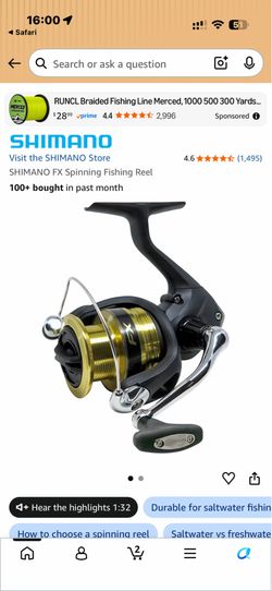 SHIMANO FX Spinning Fishing Reel