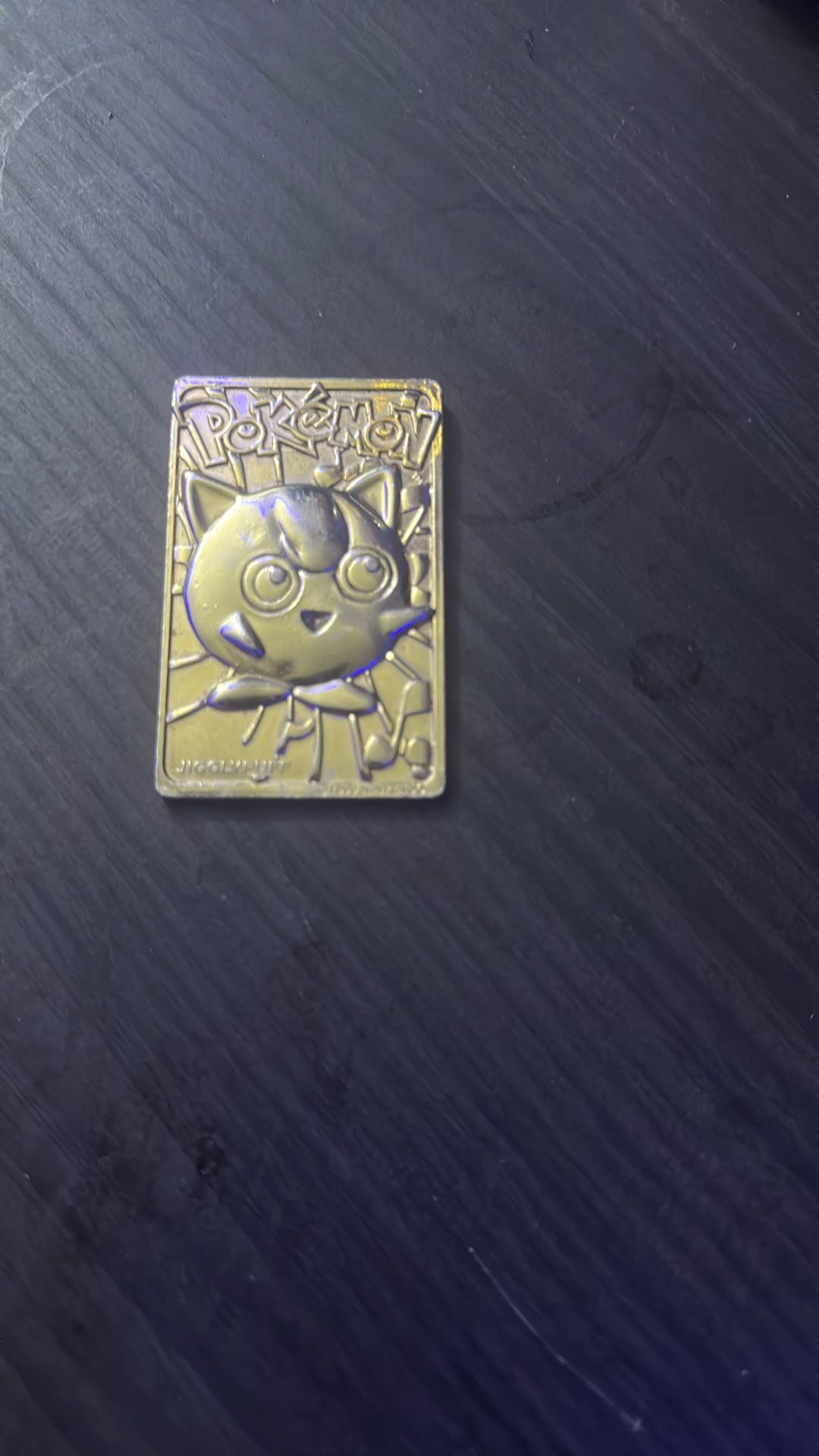 Vintage Gold JigglyPuff Card