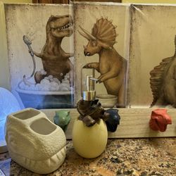 Dinosaur Bathroom Decor 