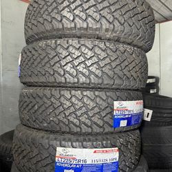 LT225/75R16 Set Of 4 Atlander A/T New Tires 