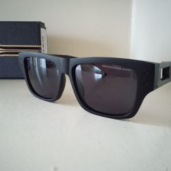 Dita Grandmaster Seven All Black Luxurious Sunglasses 